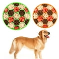 thumbnail image 3 of Flmtop Pet Honeycomb Design Anti-Gulping Non Skid Slow Feeder Eating Dogs Cats Bowl Orange, 3 of 9