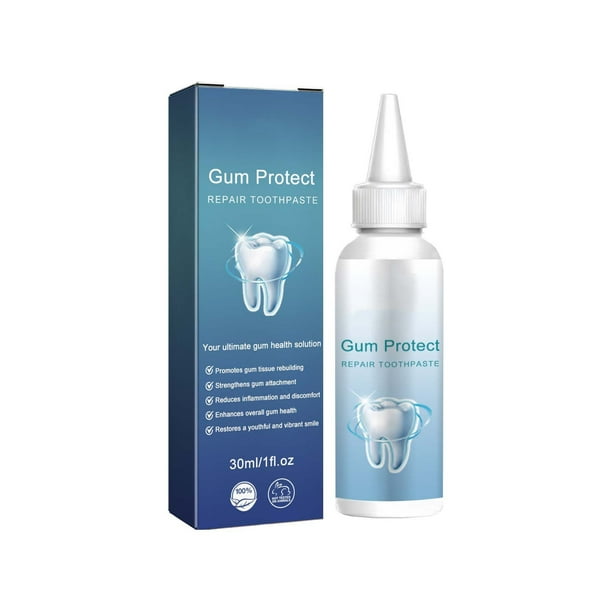 Pasta de dientes, Pasta de dientes blanqueadora, Pasta de dientes reparadora de dientes Reparar encías inflamadas Limpiar manchas Encías Blanquear dientes Cuidado bucal 30 ml una pasta de dientes