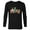 Black, variant on Disney Mickey & Pals Gingerbread Cookies and Christmas Tree - Long Sleeve T-Shirt for Men – Customized-Black