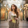 thumbnail image 4 of ipoul Pretty Notebook, B6, Cute, Fancy, Journal for Women, Hardcover, 5x7, Beautiful, Mucha Art, 4 of 7