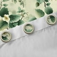 thumbnail image 4 of Manfei Girls Chic Floral Blossoms Curtains Pack of 2 (42x84 Each),Spring Graden Curtains Blackout,Green White Bedroom Curtains,Breathable Home Decor, 4 of 6
