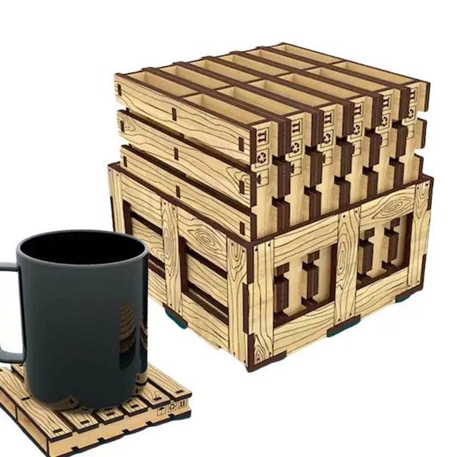 Posavasos de madera para bebidas Posavasos de café Posavasos de madera Posavasos decorativos Posavasos para tazas Posavasos de madera antideslizantes para escritorio