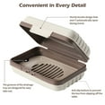 thumbnail image 4 of Tkrady 2 pcs Leakproof Travel Soap Dish with Lid - Draining Soap Bar Holder - Travel Soap Container - Portable Soap Case for Traveling, Camping, Outdoor, Gym, Bathroom,Travel Essentials, 4 of 6
