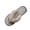 Gray, variant on Qingpeng Womens Open Toe Thong Slippers Flat Plush House Shoes with Colorful Speckled Pattern for Indoor Home Winter Wear