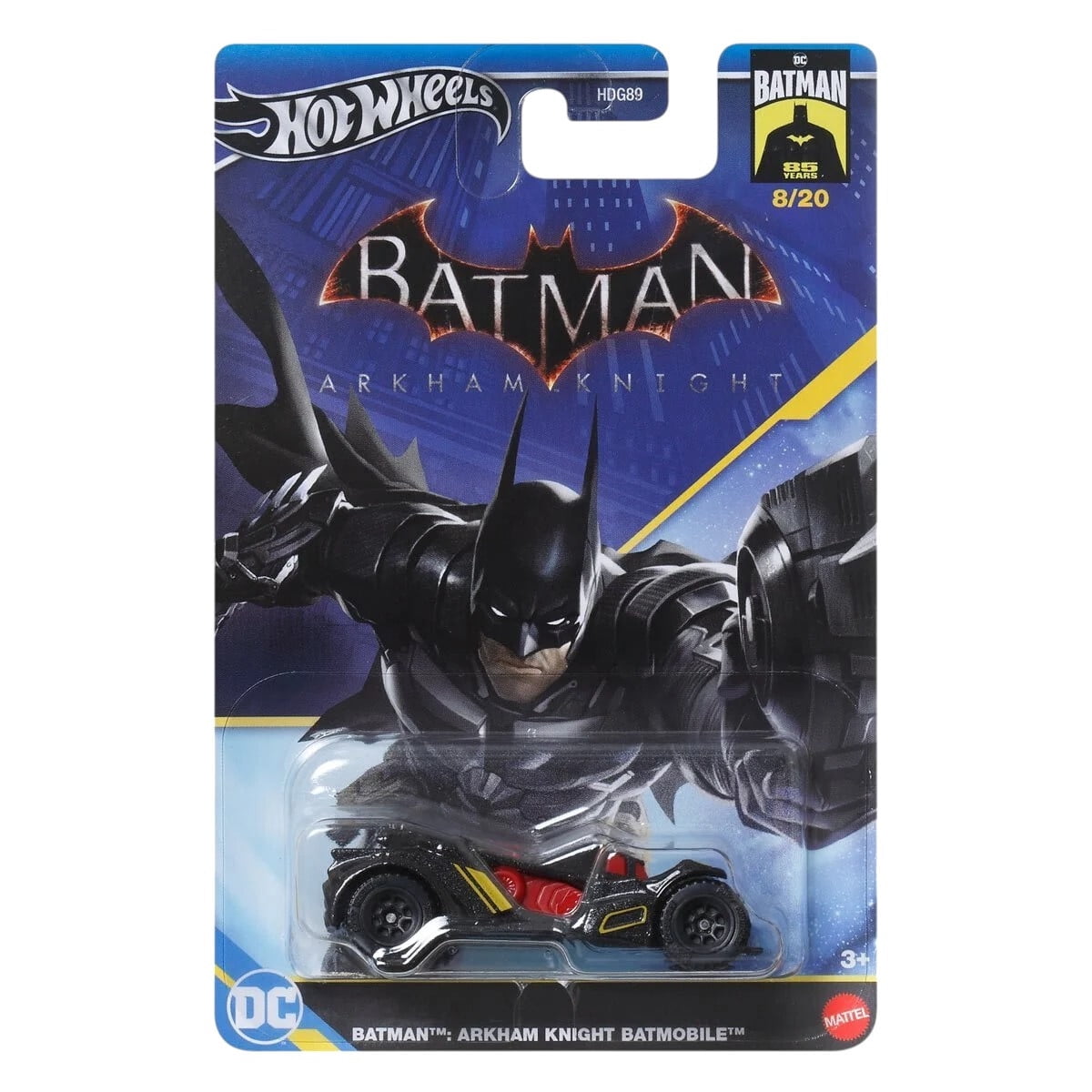 Hot Wheels Batman Die-Cast Car Collection, Classic TV Series and Arkham Knight, Limited Edition, 5-Pack HDG89-956K