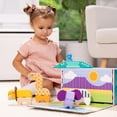 thumbnail image 2 of Bloques de construcción de juguetes Melissa & Doug Blockables™ Safari, 34 unidades, 2 of 9