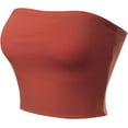 thumbnail image 2 of MixMatchy Women's 3-Pack Causal Strapless Basic Sexy Tube Top, 2 of 4
