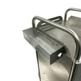 thumbnail image 6 of Mobile Barber Cabinet Multi-functional Beauty Salon Trolley Cart 3 Drawers Tool Storage Cabinet with Side Tray and 7 Slots, 6 of 7