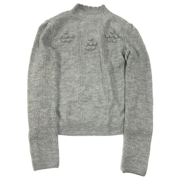 Lauren Conrad Soft Gray Mockneck Knit Sweater X-Small