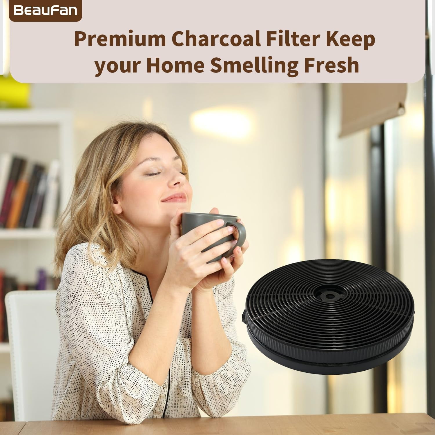 4 Set CFK1-TM Carbon Charcoal Range Hood Filter, Replacement Compatible with UMC30 UC30 UMC36 UC36 USGDCF-G YYCF02 CC170