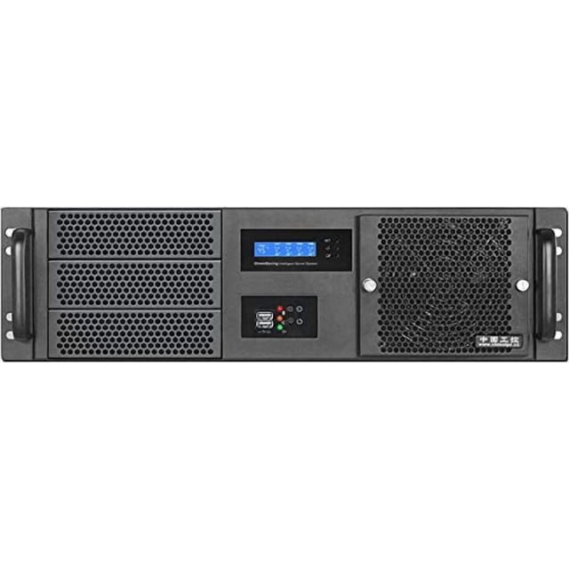 PLINKUSA RACKBUY 3U(Fan LCD)(3x5.25+7x3.5 HD)(ATX/Micro-ATX/Mini ITX)(14.96" Deep)(Take Mini Redunat Power) Rackmount Chassis(NO Power Supply,No Rail,No System and Case Only) IPC-G3370R