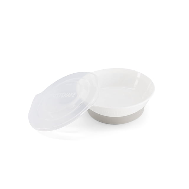 Tazón para Niños Twistshake, 520 ml, Función TwistClick, Antideslizante, Libre de BPA, Blanco