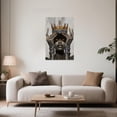 thumbnail image 3 of ZHONGYUTONG African American Canvas Wall Art Orange Queen Picture Black Women Painting Wall Decor Afro Girl Fashion Art Prints Bedroom Home Decor Framed (12.00" x 18.00"), 3 of 5