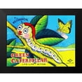 thumbnail image 2 of Retrobot 18x15 Black Modern Framed Museum Art Print Titled - Mechanical Green Caterpillar, 2 of 5