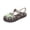 Black, variant on Ruyang Kids Girls Jelly Sandals Closed Toe Fisherman Sandal Non-Slip Water-Resistant Flats Lightweight Beach Shoes