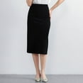 thumbnail image 3 of Drses‌‌ ‌‌‌‌‌‌‌‌‌‌‌‌‌‌‌‌‌‌‌‌‌‌‌‌‌‌‌‌‌Women's Elegant Below Knee Pencil Skirt - Slim Fit Stretch Work Skirt Midi Skirt for Business Casual, 3 of 4