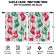 thumbnail image 2 of Blackout Kids Curtains,Christmas Stocking Pattern Childrens Insulated Curtains Set Of 2,Bedroom Essentials,Toddler Room Decor 42"x54", 2 of 5