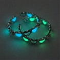 thumbnail image 3 of Anillos De Pareja Luminosos Anillo De Dedo En Forma De Corazón Ajustable Anillo Abierto Fluorescente El Mejor Regalo Para El Amante Serendint AP006891-01, 3 of 5