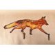 thumbnail image 3 of Adornos de patio enchufables para exteriores de hierro forjado de zorro, ventana hueca de animal, decoración de jardín de metal, tarjeta creativa, 3 of 5