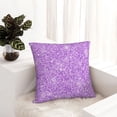 thumbnail image 6 of Pofeuu Lilac Glittering Print Double-sided plush pillowcase Square Throw Pillow Covers Pillows Cover for Living Room Bedroom Sofa Couch Cushion Cover（No pillow core）-22"x22", 6 of 7