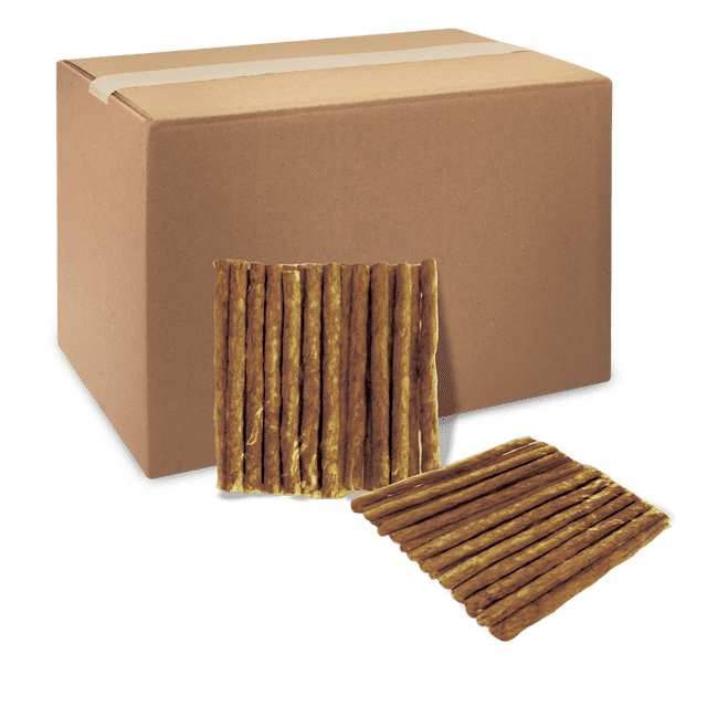 Caja de Palitos de Carnaza Fancy Pets Sabor Cacahuate 19 kg