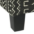 thumbnail image 5 of HomePop Pouf de Rangement Carré avec Couvercle à Relever, Onyx, 5 of 5