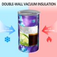 thumbnail image 2 of 20oz Coffee Tumblers Purple Blue Tie Dye Spiral Pattern Stainless Steel Vacuum Insulated Travel Tumbler Coffee Cups Mug with Lid and Straw with Cleaning Brush for Cold & Hot Drinks, 2 of 5