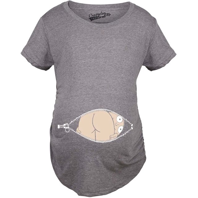 Chandail de Nouveauté de Maternité pour Bébé Lune Annonce de Grossesse Mignonne Révélation de Ventre