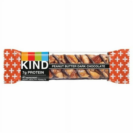 Pack of 2 - KIND Peanut Butter Dark Chocolate Snack Bars 1 ct