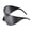 Black, variant on Seamless Full Coverage Sunglasses Sun Protections Wide Outdoor Sports Glasses For Driving And Skiing
