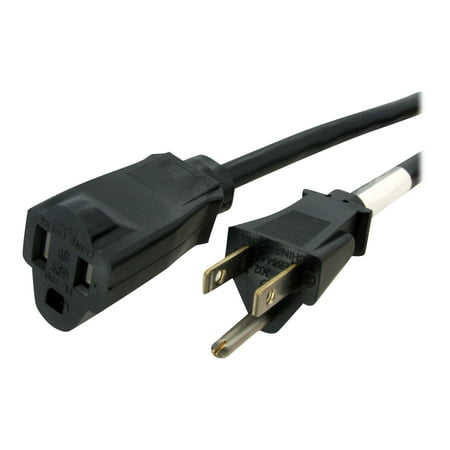 StarTech.com 20 ft Power Cord Extension - NEMA 5-15R to NEMA 5-15P