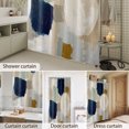 Bathroom Shower Curtain Abstract Color Block Gradient Waterproof Shower ...