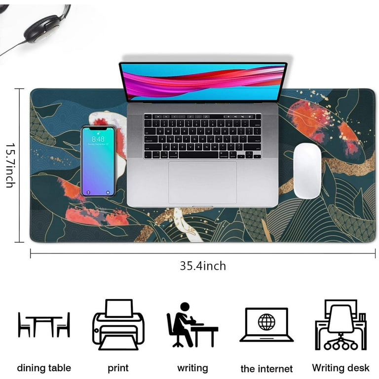 Desk Mat, Desk Mats On Top of Desks Gaming Mouse Pad with Non-Slip Base  Extended Large Mouse Pad XL Keyboard Mouse Pad for Work, Game, Office, Home  