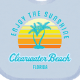 thumbnail image 4 of Inktastic Summer Enjoy the Sunshine Clearwater Beach Florida in Blue Boys or Girls Baby Bib, 4 of 4