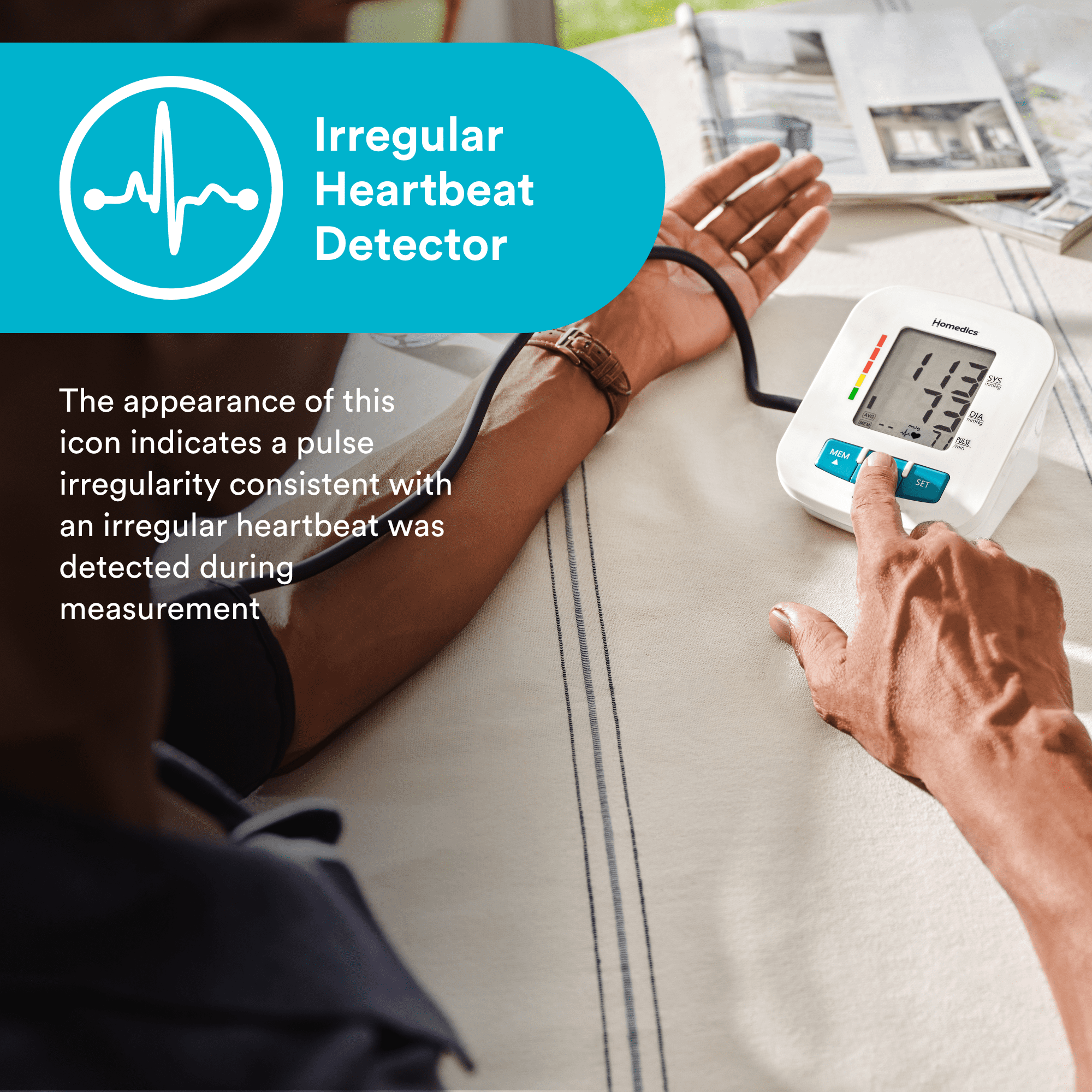 Homedics AUTOMATIC BLOOD PRESSURE MONITOR – Carder & Associates