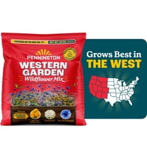 Pennington Wildflower Seed Mix, Western Garden Blend, Annual and Perennial, 32 oz