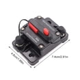 thumbnail image 2 of serony Pièces de Rechange pour Disjoncteur Accessoire de Yacht Étanche Bateau Voiture Circuits de Réinitialisation Manuelle 30A, 2 of 6