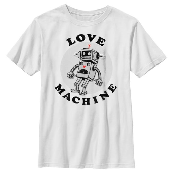Boy's Lost Gods Love Bot Machine Graphic T-Shirt