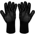 thumbnail image 4 of Guantes para barbacoa, manopla para horno, protección de manos para asar, fuego, horno microondas y otros trabajos de cocina, 4 of 4