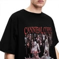 thumbnail image 4 of Camiseta de algodón puro para hombre y mujer, camisa con estampado de Cannibal Corpse Butchered At Birth, accesorios, banda, 4 of 5