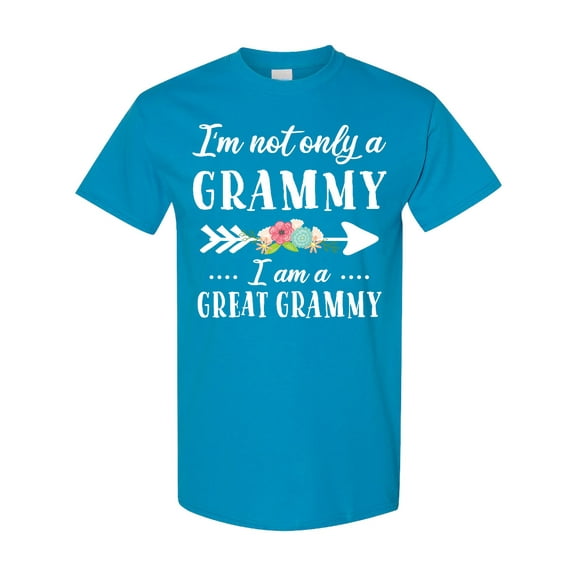 Inktastic I'm Not Only a Grammy I'm a Great Grammy with Flowers T-Shirt