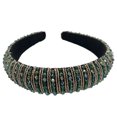 thumbnail image 1 of Sonducket Diademas con cuentas de cristal y diamantes de imitación para la cabeza Accesorio para el cabello Verde Sonducket AP010970-04B, 1 of 6