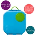 thumbnail image 3 of b.box Mini lonchera para niños: Bento Box liviano, contenedor para refrigerios y almuerzo con 2 compartimentos a prueba de fugas. Útiles escolares para mayores de 3 años, sin BPA (Ocean Breeze, capaci, 3 of 5