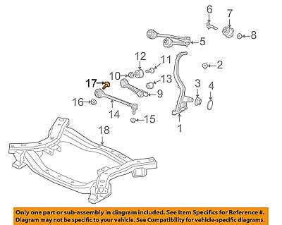CHRYSLER OEM Front Suspension-Lateral Arm Bolt 6508238AA