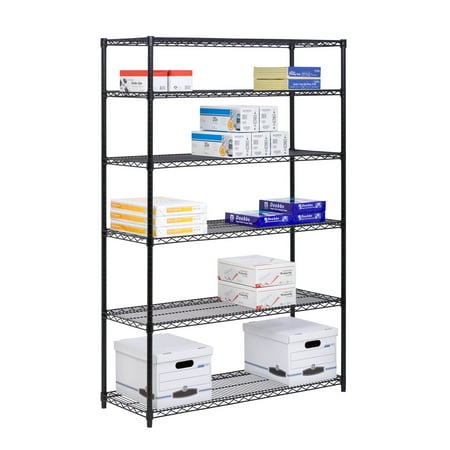 UPC 811434019113 product image for Honey Can Do 6-Shelf Steel Storage Shelving Unit, Multicolor | upcitemdb.com