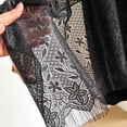thumbnail image 6 of Lumtrix Women Lace Shawls and Wraps for Evening Dress Elegant Soft Sheer Scarf Wedding Bridal Scarf Formal Dress Fringe Lace Cover UP Dark Gray One Size, 6 of 6