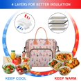thumbnail image 4 of Dancing Princess Unicorns Pattern Womens Lunch Box for Work,Insulated Large Lunch Bag for Tween and Teen,Loncheras Para Mujer,Leakproof Adult Lunch Bag for Work,Beach,Travel,Picnic,Camping, 4 of 7