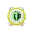 thumbnail image 1 of Seitruly Simple estéreo LED reloj silencioso electrónico ruidoso doble timbre Digital pequeño reloj Electrónica verde claro, 1 of 8