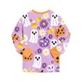 thumbnail image 6 of Gerichy Halloween Boys Girls 2 Peice Pajamas Sets Hallowmas Graphic Long Sleeve Sleepwear Tops Pants Pjs Set for Kids Cozy Loungewear Homewear 2T-9T, 6 of 7