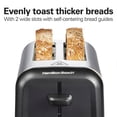 thumbnail image 2 of Compact Toaster Black, 2 of 7